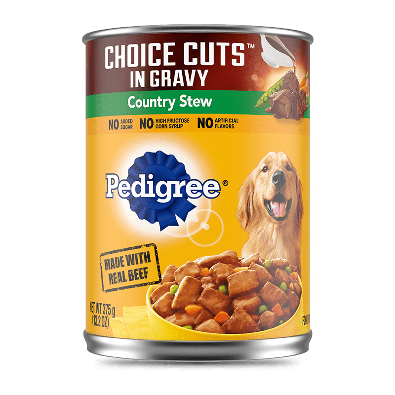 Pedigree Can in Gravy with Beef