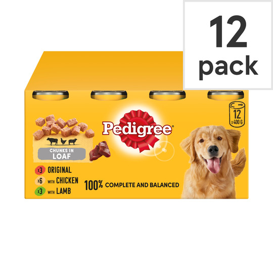 Pedigree Can in Loaf 12 Pack